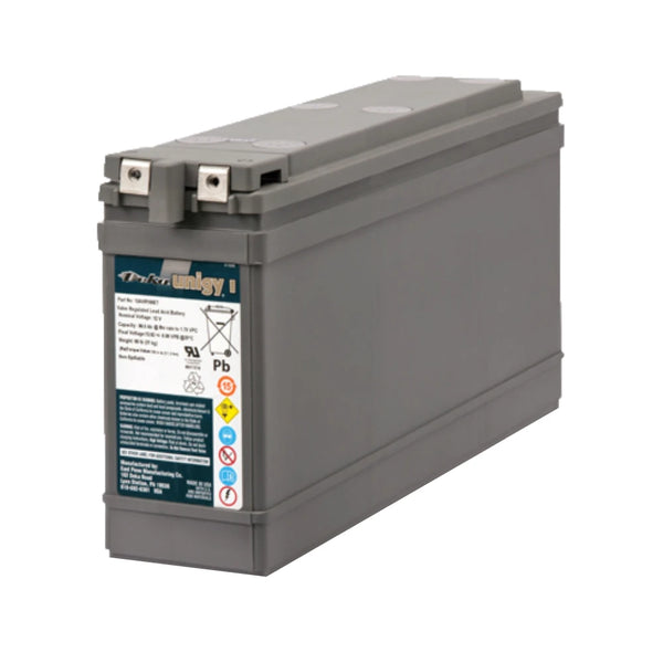 12V 108Ah VRLA UPS Battery, Front Terminal, Deka Unigy I 12AVR100-ET