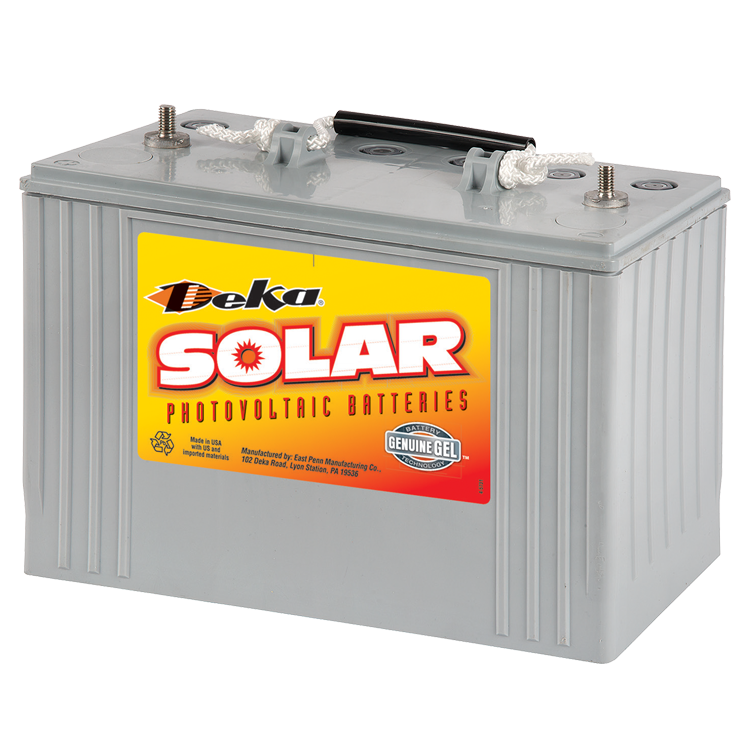 Batterie solaire à décharge profonde 12 V 97,6 Ah, gel, Deka Solar 8G31