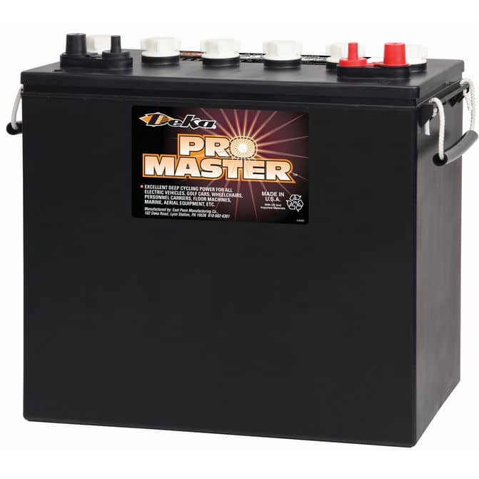 Batterie solaire à décharge profonde 12 V 228 Ah, électrolyte liquide, Deka Solar 9C12