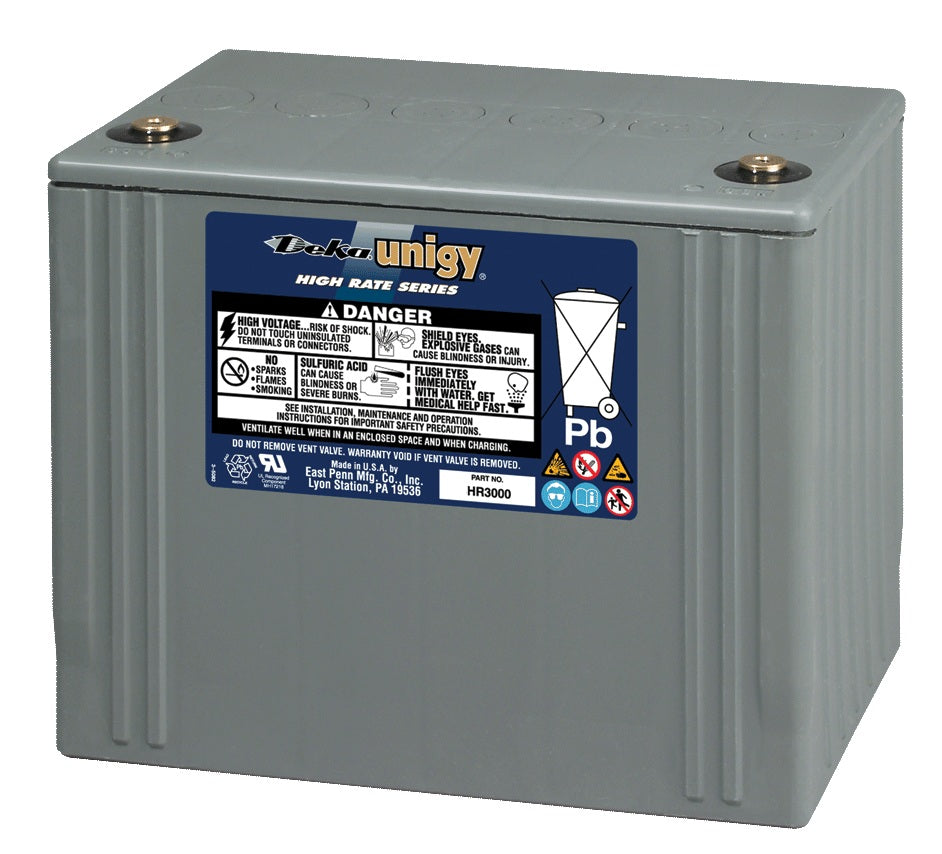 Batterie UPS à haut débit 12 V 310 W/élément, Deka HR3000