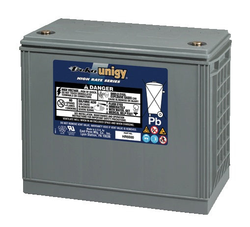 12V 550 W/cell High Rate UPS Battery, Deka HR5500