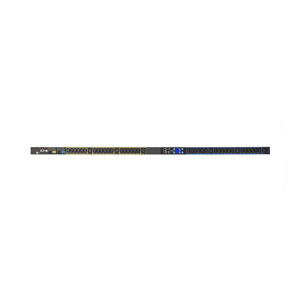 Bandeau d'alimentation (PDU) avec mesure à l’entrée pour rack Eaton EMI104-10, 0U, 24 A, 200-240 V, fiche NEMA L6-30P, (36) C13 + (6) C19