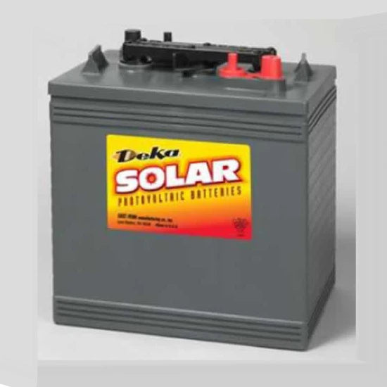6V 230Ah Flooded Deep Cycle Solar Battery, Deka Solar GC15