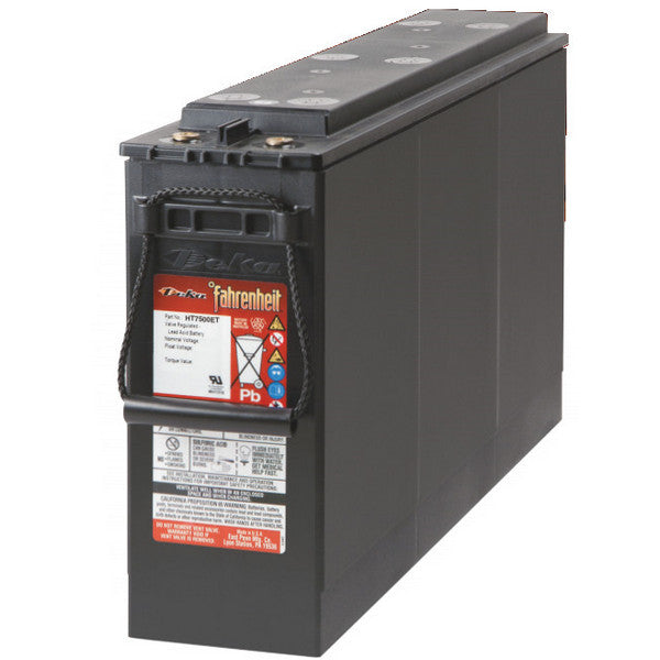 12V 750 W/cell High Rate UPS Battery, Front Terminal, Deka Fahrenheit HT7500ET