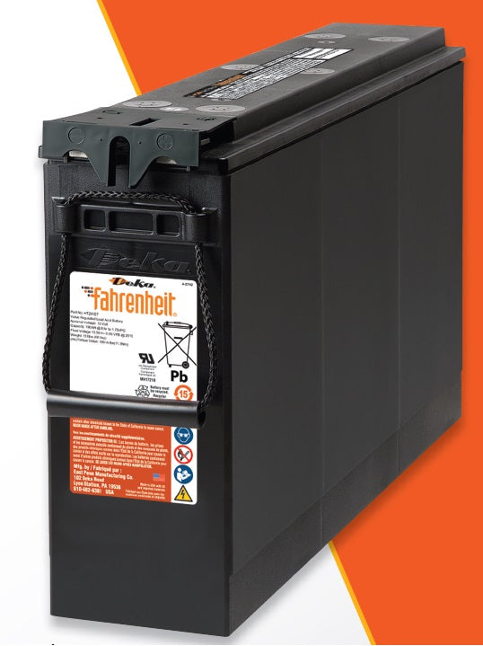 12V 202Ah VRLA UPS Battery, Front Terminal, Deka Fahrenheit HT200-ET