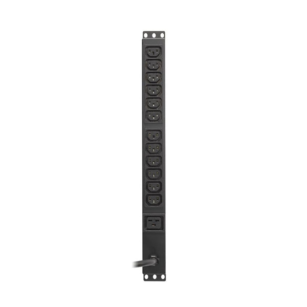 PDU de rack de base Eaton EPBZ95, 1U, entrée L6-20P, 3,33 kW, 208-240 V, 16 A, monophasé, prises : (12) C13, (1) C19
