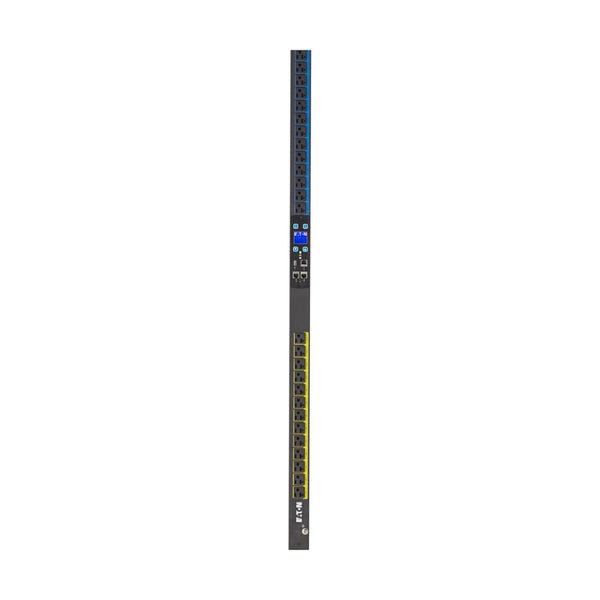 PDU de rack avec compteur d’entrée Eaton EMI344-10, 0U, entrée L21-30P, 8,64 kW, 120/208 V, 24 A, triphasé, prises : (24) 5-20R