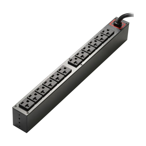 Eaton FlexPDU EFLXL2000R-PDU1U, 1U, 5-20P Input, 1.92 kW, 16A, 120V, 12 Outlets (5-20R), 3 ft Cord