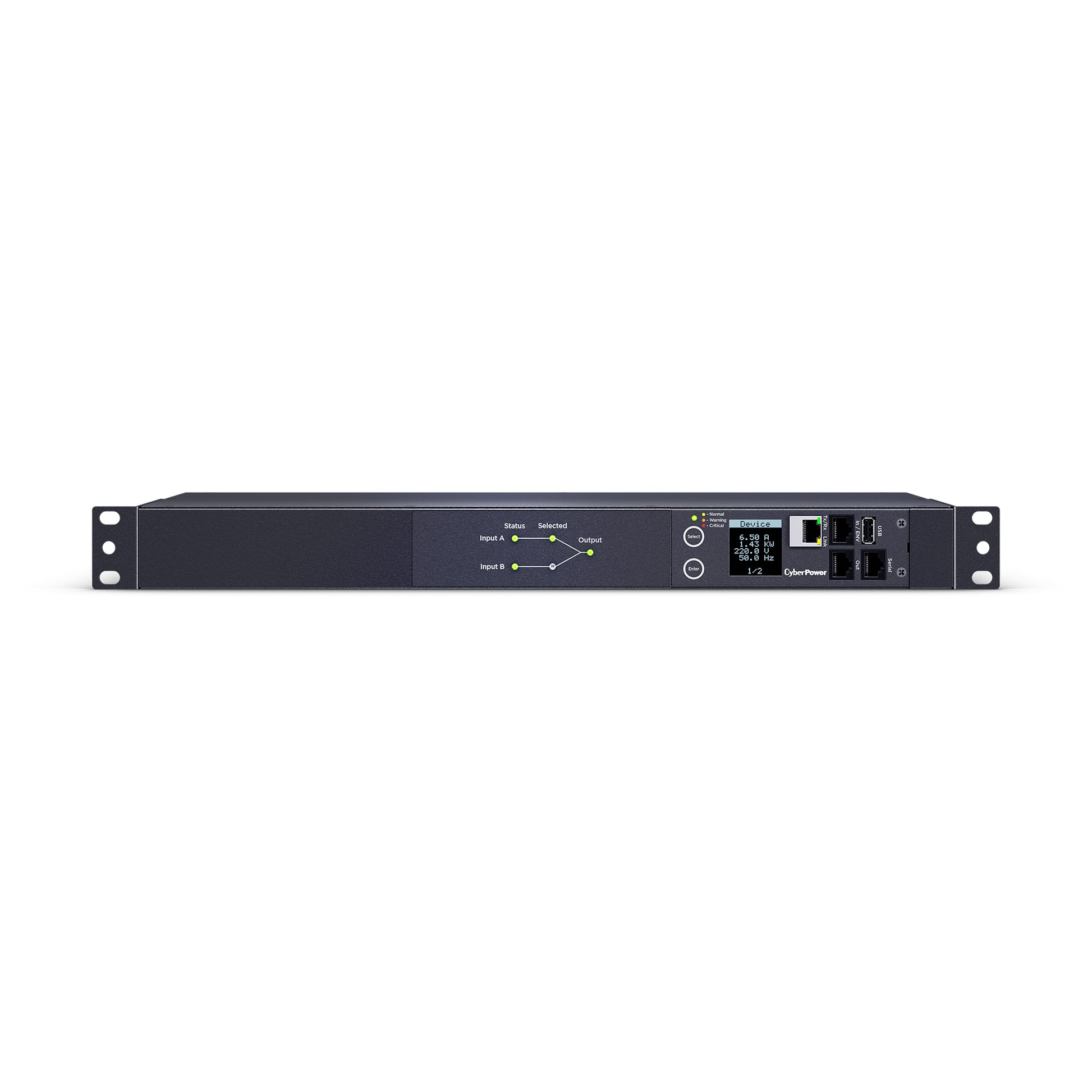 CyberPower 20A/200V-240V Switched ATS PDU