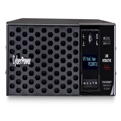 CyberPower Smart App Sinewave PR2200RT2U 2200 VA / 2200 W Rack/Tower Line-Interactive UPS 120 V