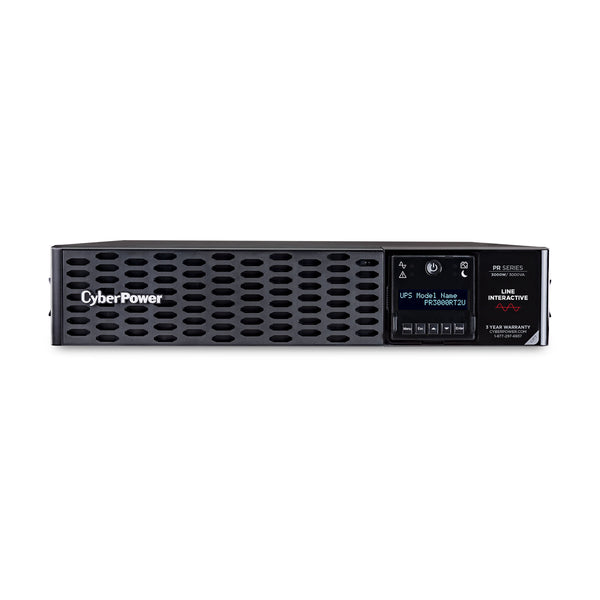 CyberPower Smart App Sinewave PR3000RT2U 3000 VA / 3000 W Rack/Tower Line-Interactive UPS 120 V