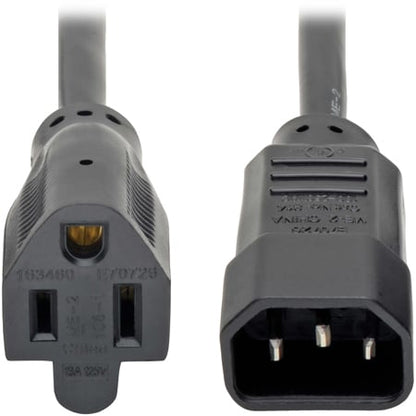 Tripp Lite Powercord 5-15R to C14 13A 125V 16AWG 1