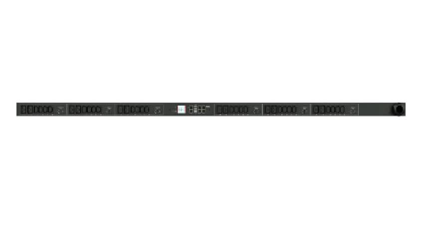 Vertiv Rpdu, Switched Outlet Level Monitoring EC, 30A, 120/208V, 5.7KW, Vertical, (24) Combination C13/C19, (12) NEMA 5-20R, 10FT Power CORD with