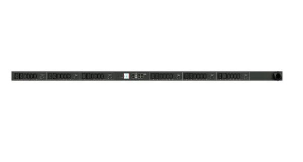 Vertiv Rpdu, Switched Outlet Level Monitoring EC, 30A, 120/208V, 5.7KW, Vertical, (24) Combination C13/C19, (12) NEMA 5-20R, 10FT Power CORD with