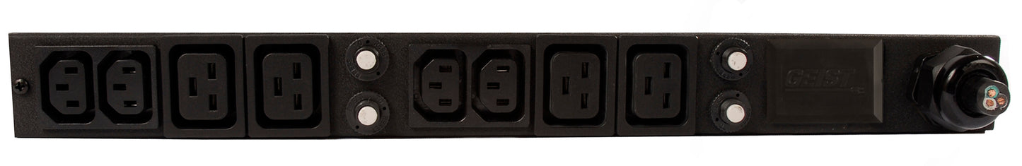 Vertiv Rack PDU - 0U/1U, 208V, 30A, L6-30P, (4) C13, (4) C19, Basic Standard