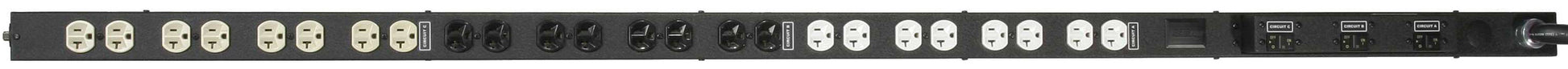 Vertiv Rack PDU - 0U, 120/208V WYE, 30A, L21-30P, (24) 5-20R, Basic Standard