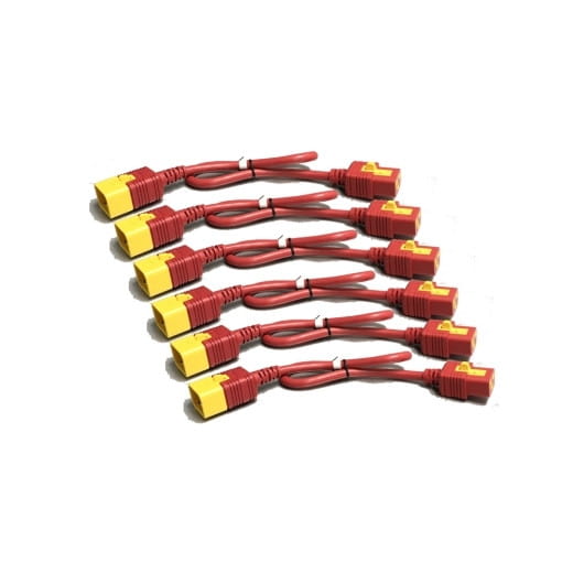 APC AP8712SX340 - Kit de cordons C19 verrouillables, lot de 6