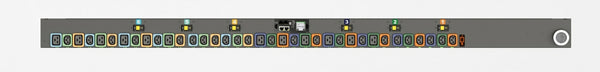 PDU de rack commuté Vertiv Geist VP7N50A1, 36 prises (C13), 200-240 V, 50A, 0U, vertical