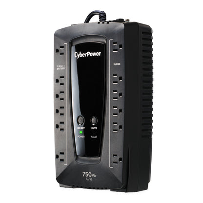 CyberPower AVRG750U 750VA / 450W Line Interactive UPS — Right angle