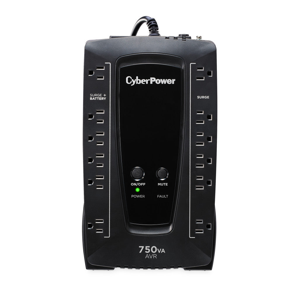 CyberPower AVRG750U 750VA / 450W Line Interactive UPS — Front view