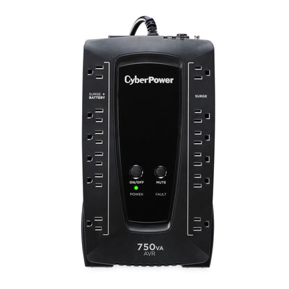 CyberPower AVRG750U 750VA / 450W Line Interactive UPS — Front view