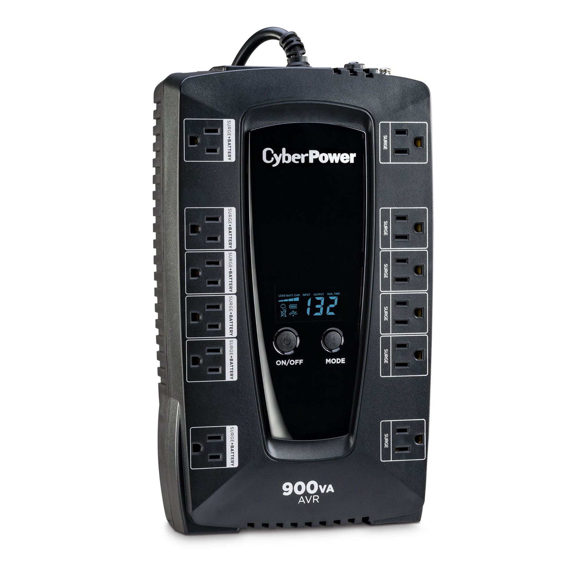 CyberPower AVRG900LCD 900VA Line Interactive UPS — Right angle