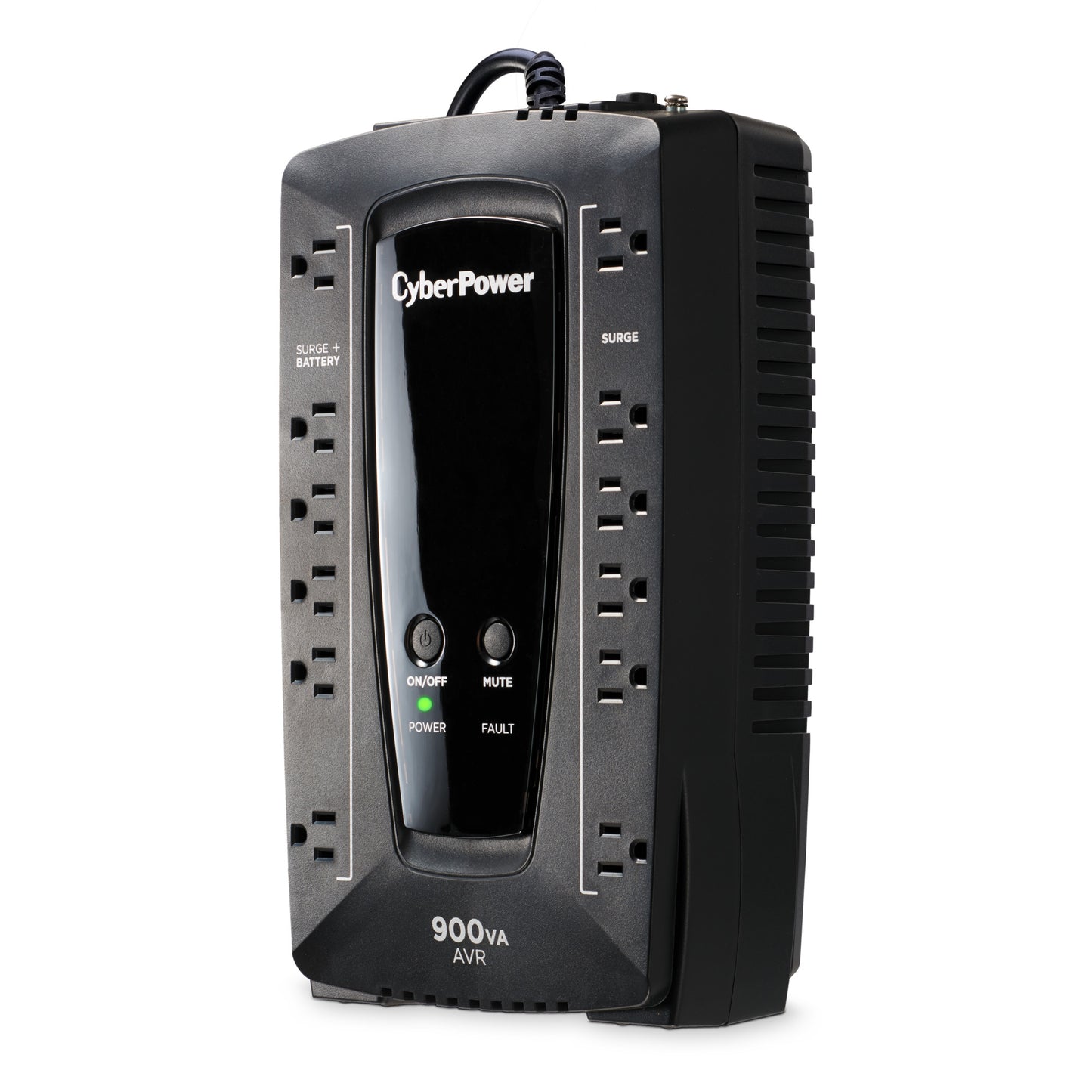 CyberPower AVRG900U 900VA Line Interactive UPS (Mini-Tower) — Left angle
