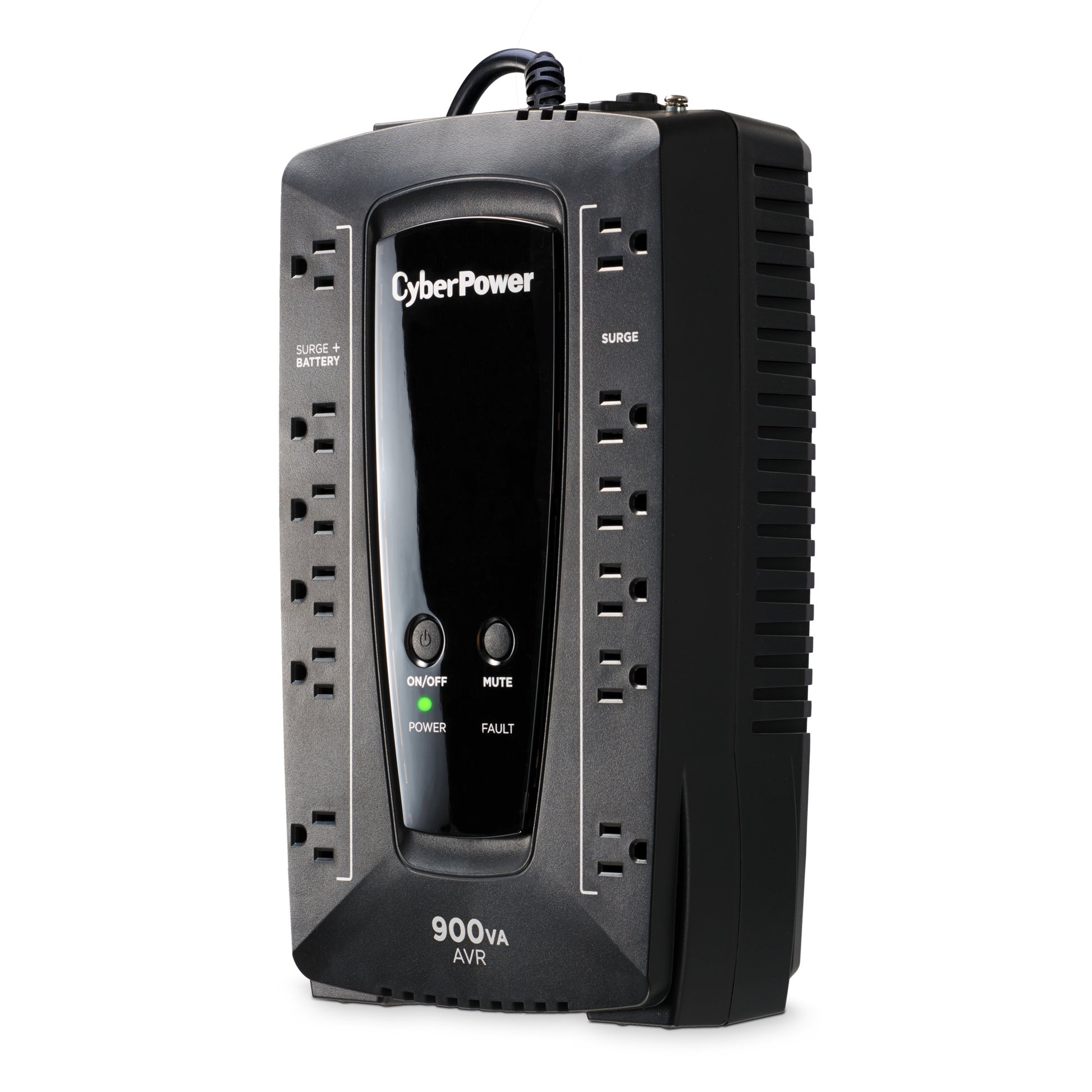 CyberPower AVRG900U 900VA Line Interactive UPS (Mini-Tower) — Left angle