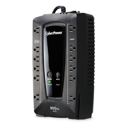 CyberPower AVRG900U 900VA Line Interactive UPS (Mini-Tower) — Left angle