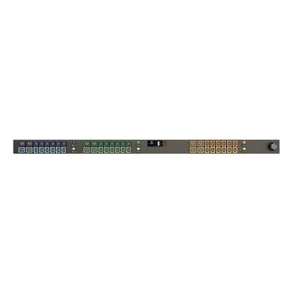 Vertiv Rack PDU - 0U, 208V Delta, 60A, 3P+E (IP44), (36) U-lock C13, (12) U-lock C19, Metered Upgradeable