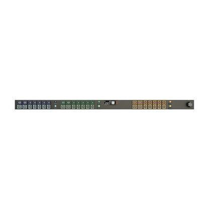Vertiv Rack PDU - 0U, 240/415V WYE, 40A, 3P+N+E (IP44), (30) Locking IEC C13, (12) Locking IEC C19, Monitored UNIT Level EC