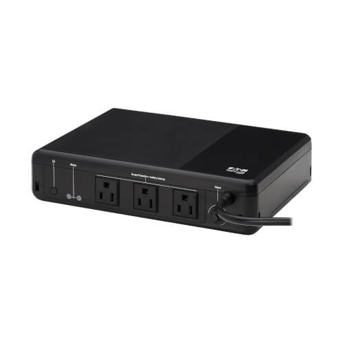 Tripp Lite BC350R 350VA / 210W Standby UPS — Rear detail
