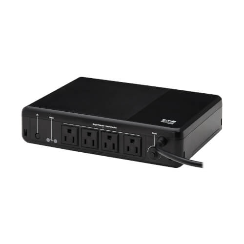 Tripp Lite BC600R 600VA / 300W Standby UPS — Rear detail