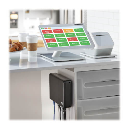 Tripp Lite BC600RNC 600VA / 300W Standby UPS — Back view
