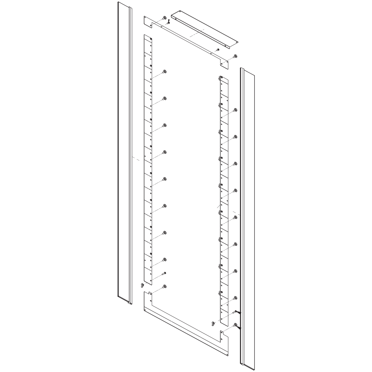 Kit de rails et de montage Vertiv (BGRK-79-30)