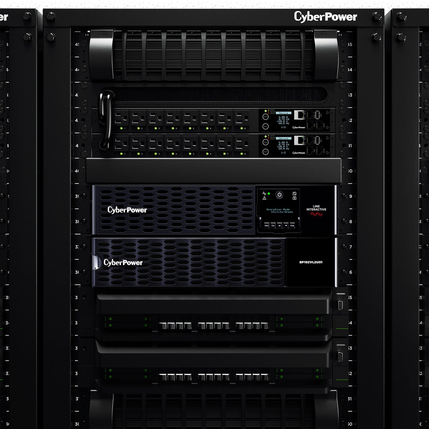 CyberPower BP192VL2U01 Extended Battery Module (Rack/Tower) — Front view