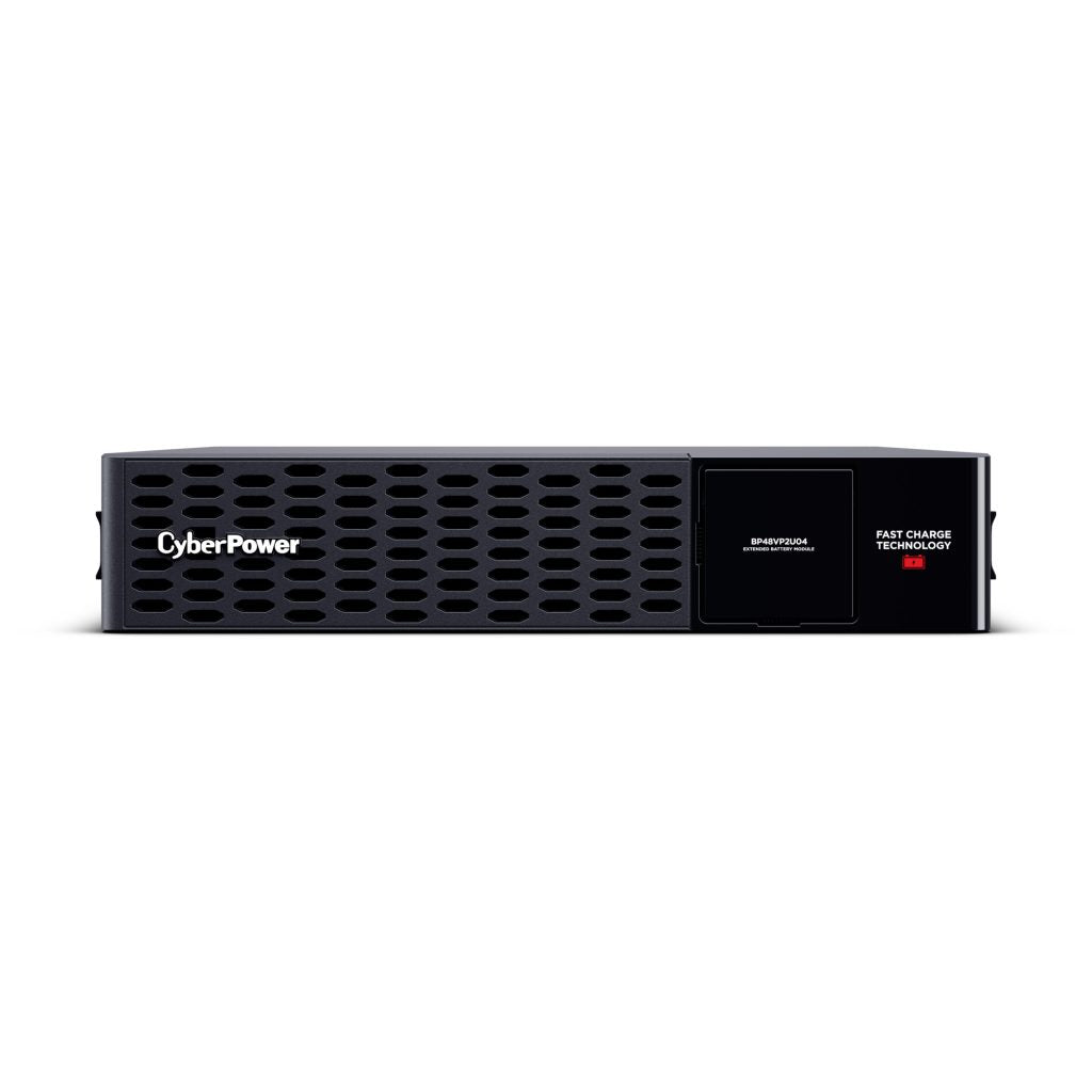 CyberPower BP48VP2U04 2U extended battery module, front view