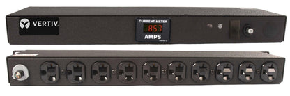 Vertiv Rack PDU - 1U, 120V, 20A, L5-20P, (10) 5-20R, Metered Standard