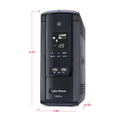 CyberPower BRG1000AVRLCD 1000VA / 600W Line Interactive UPS (Mini-Tower) — Feature detail