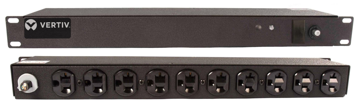 Vertiv Rack PDU - Basic Standard, 1U, 120V, 20A, L5-20P, (10) 5-20R