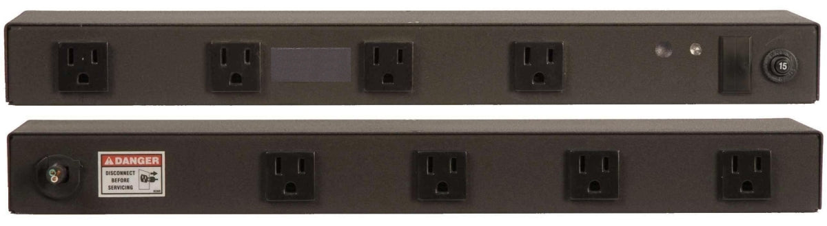 Vertiv Rack PDU - 1U, 120V, 15A, 5-15P, (8) 5-15R, Basic Standard