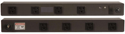 Vertiv Rack PDU - 1U, 120V, 15A, 5-15P, (8) 5-15R, Basic Standard