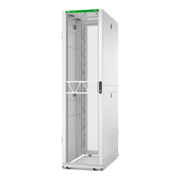 APC NetShelter SX AR3307W2 48U Gen 2 Server Rack Enclosure, 600 mm W x 1200 mm D, with Sides, White