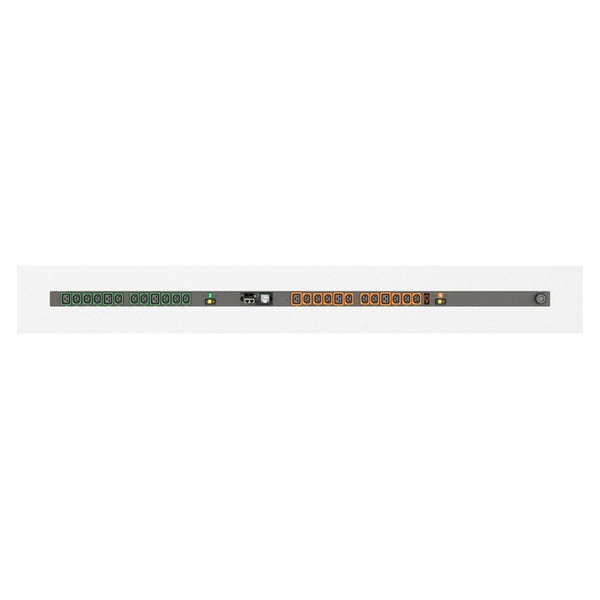 Vertiv 0U, 208V, 30A, L6-30P, (18) Locking IEC C13, (6) Locking IEC C19, Switched Outlet Level Monitoring EC