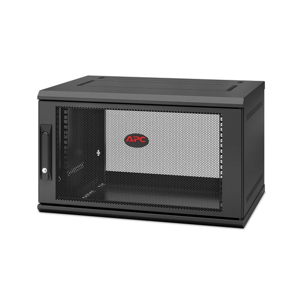 Armoire murale APC NetShelter WX AR106SH4 6U, charnière simple, profondeur commutateur, préassemblée