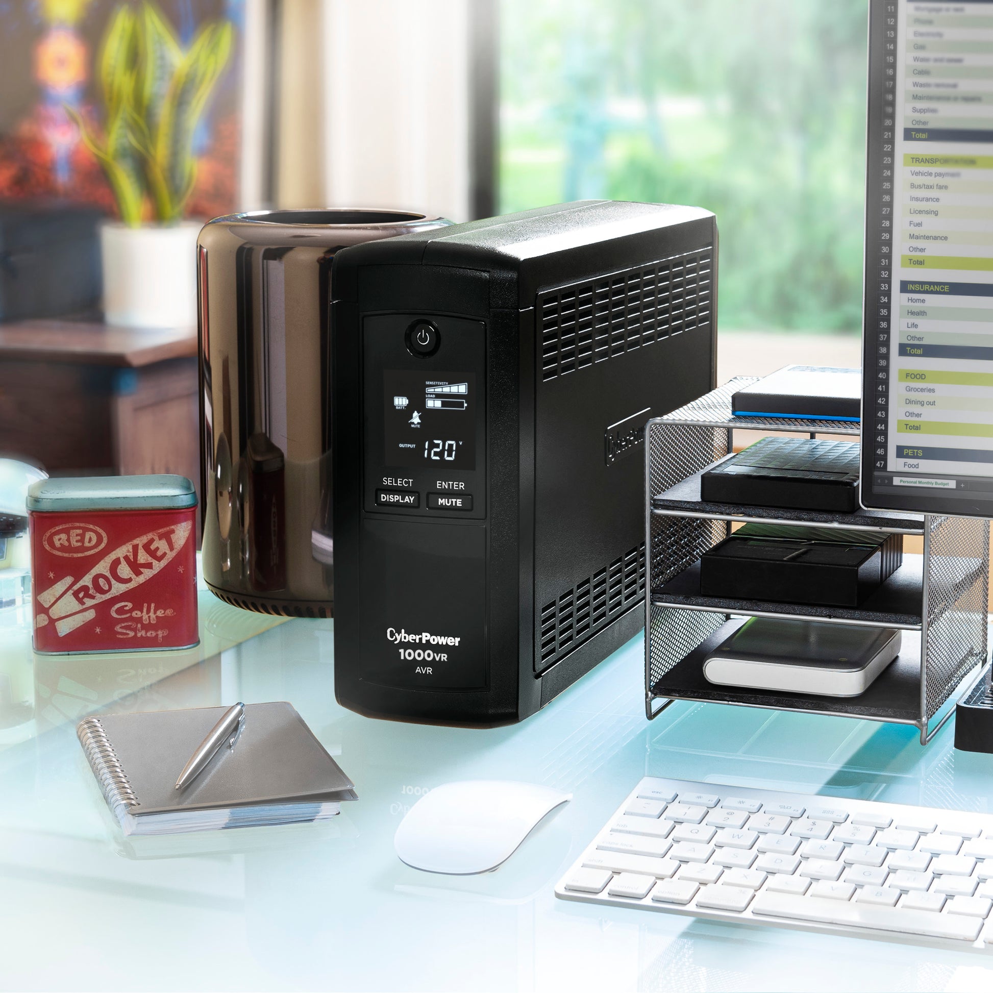 CyberPower CP1000AVRLCD 1000VA / 600W Line Interactive UPS (Mini-Tower) — Feature detail