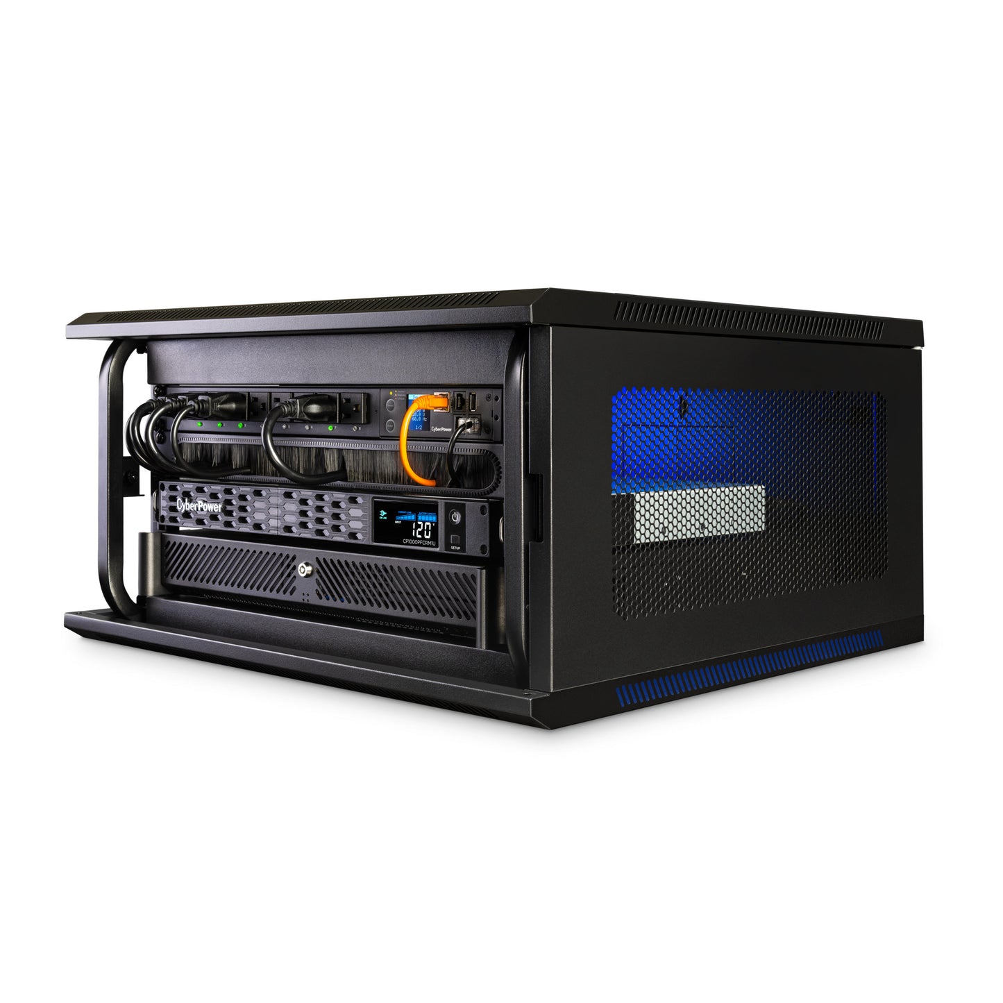 CyberPower CP1000PFCRM1U 1000VA / 600W Line Interactive UPS (Rackmount) — Front view