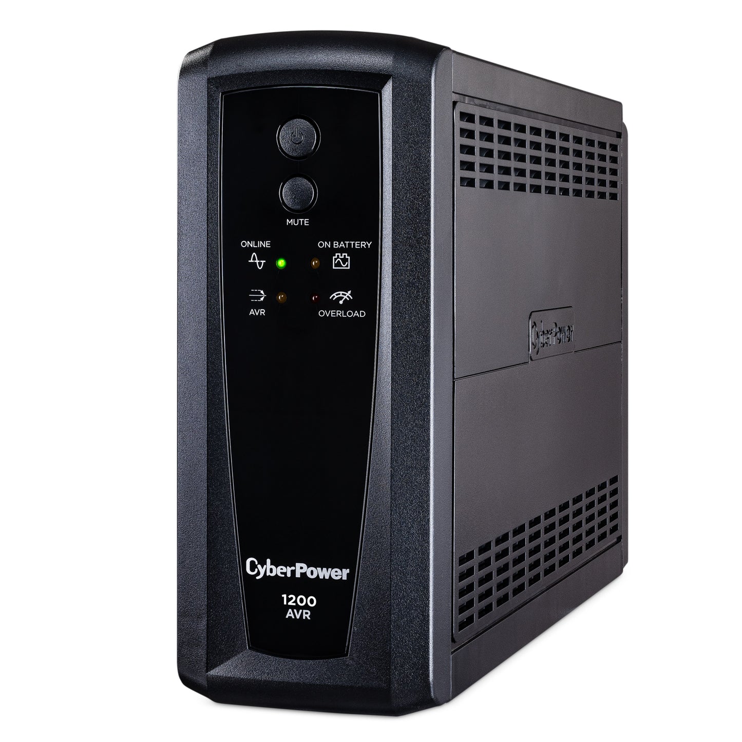 CyberPower CP1200AVR 1200VA Line Interactive UPS (Mini-Tower) — Left angle