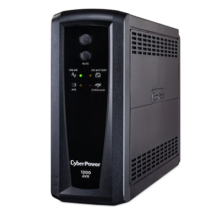 CyberPower CP1200AVR 1200VA Line Interactive UPS (Mini-Tower) — Left angle