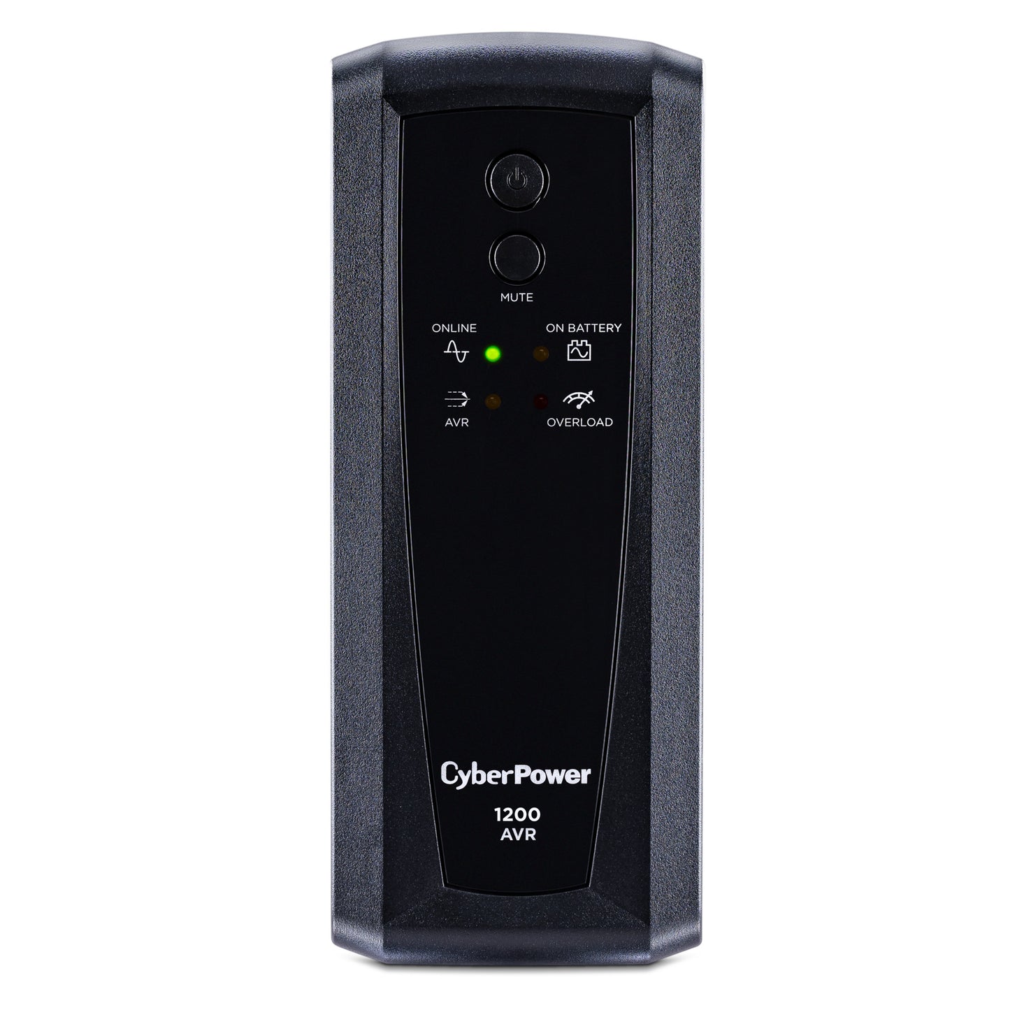 CyberPower CP1200AVR 1200VA Line Interactive UPS (Mini-Tower) — Front view
